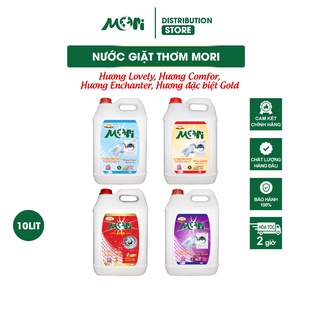 Nước giặt Mori, Nước giặt đậm đặc, lưu hương bền lâu _ Can 10lit