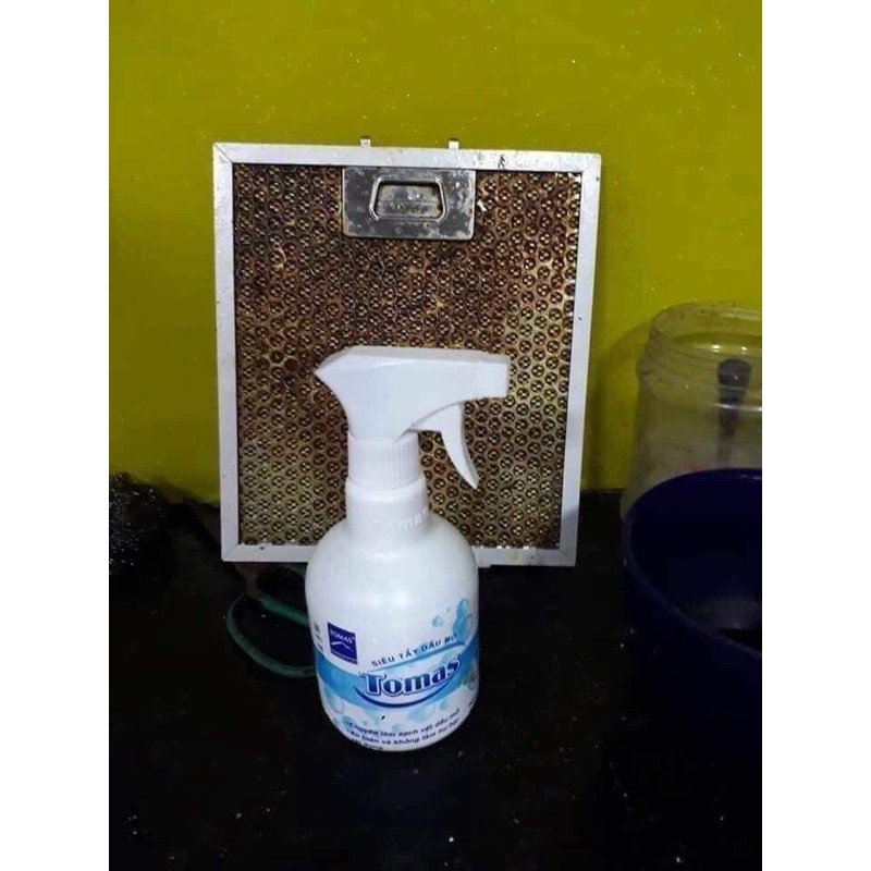 Tẩy dầu mỡ và tẩy canxi bám inox Tomas hàng chính hãng