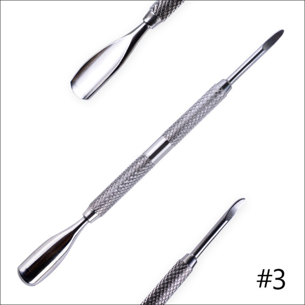 Dụng cụ đẩy loại bỏ sơn móng tay da chết ANNIES 9 mẫu tùy chọn chất liệu thép tiện lợi