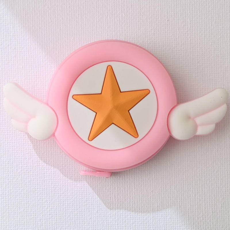 ⭐ iLado ⭐ Thước dây Mềm Mini In Họa Tiết Hoạt Hình Thước Dây Đa Năng Đo Chiều Cao dễ dàng mang theo 1.5m/1.8m Hoạt Hình  Cuộn Rút bấm rút dây tự động chất lượng cao Tiện Lợi đo eo, vòng bụng