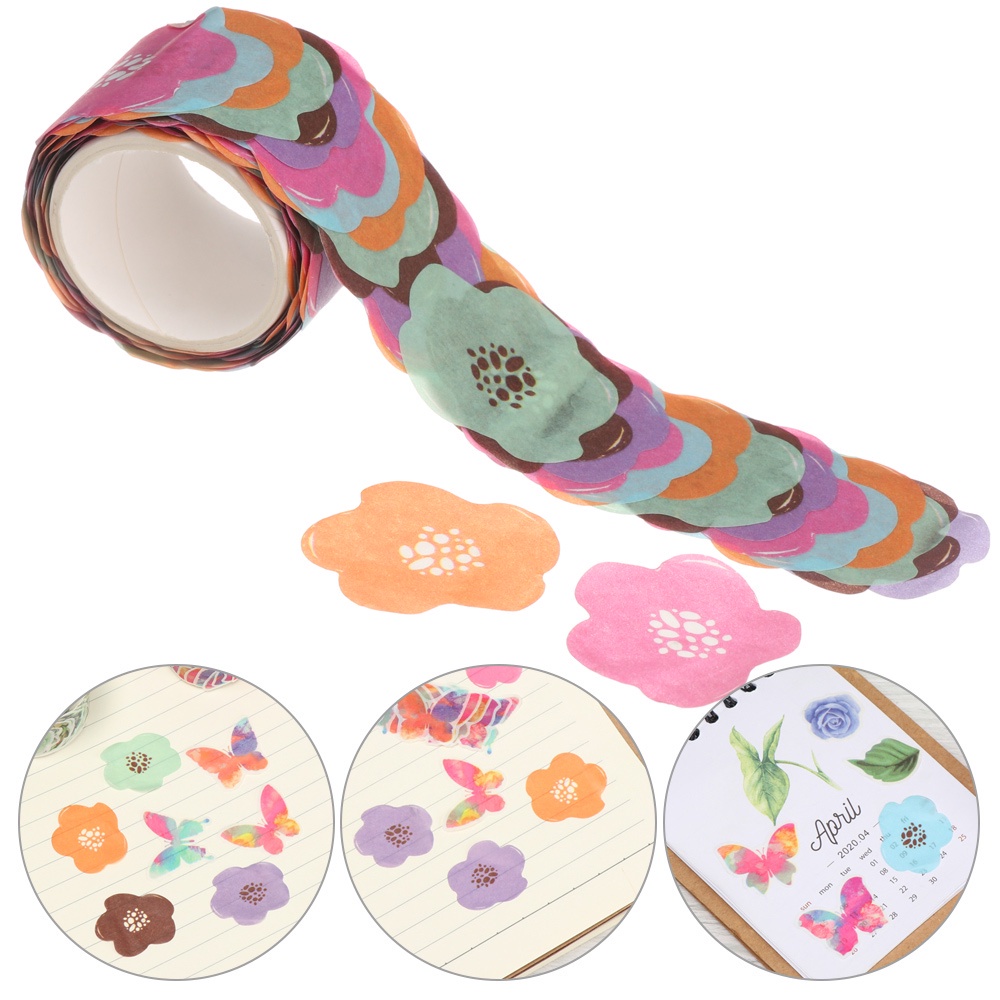 Cuộn Băng Keo Giấy Washi Hình Cánh Hoa Anh Đào Trang Trí Sổ Tay Diy