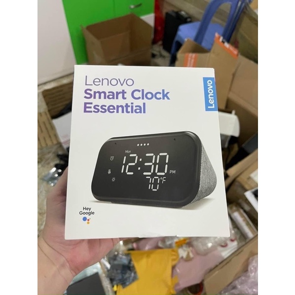 Lenono Smart Clock Essential - Đồng hồ thông minh tích hợp Google Assistant