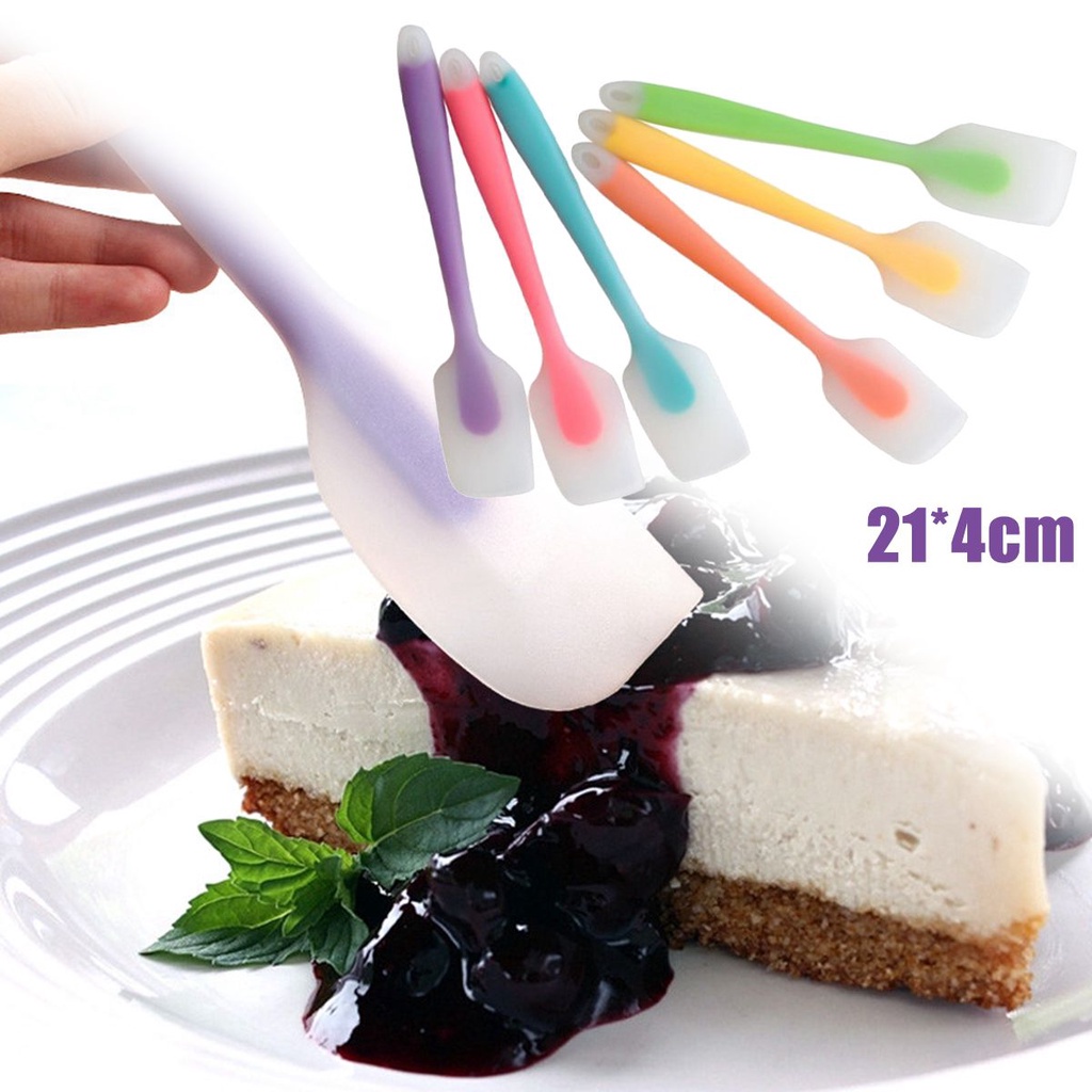 Phới trộn bột làm bánh bằng silicone nhiều màu sắc