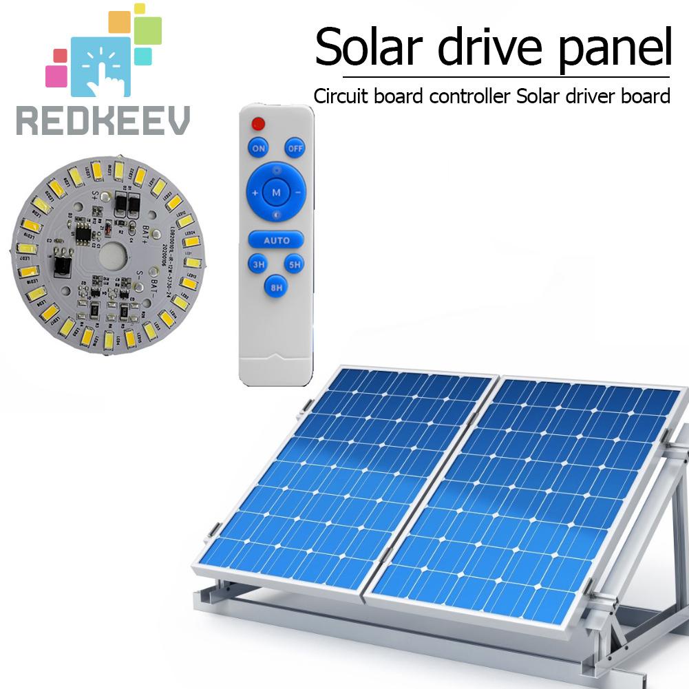 Bảng đèn LED tròn 12W sử dụng năng lượng mặt trời