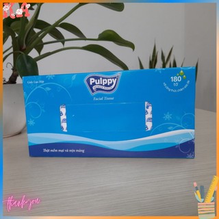 Hộp 180 Tờ Khăn Giấy Lụa Pulppy