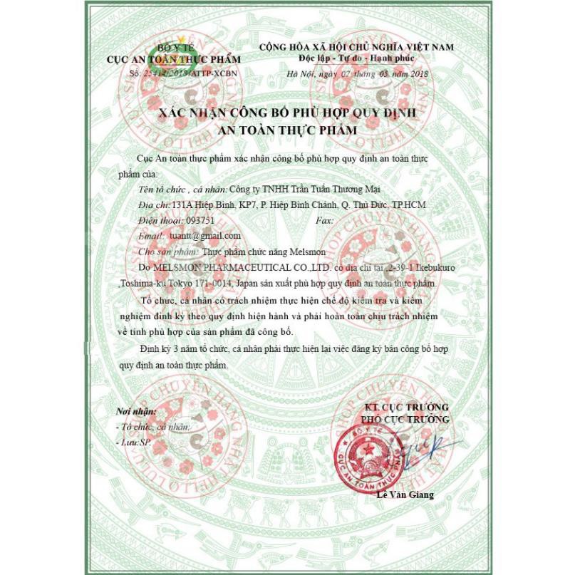 Tinh Chất Nhau Thai Ngựa Melsmon
