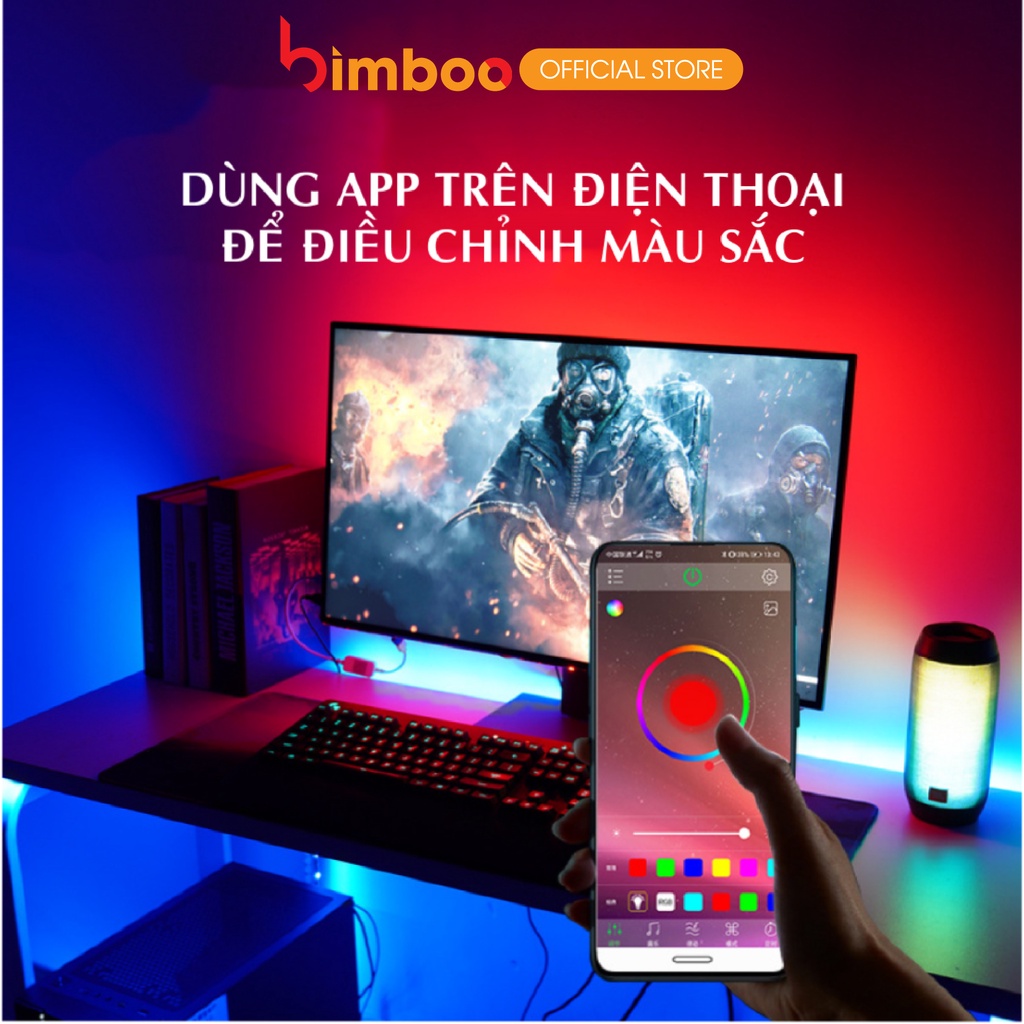 Đèn dây led RGB Bimboo