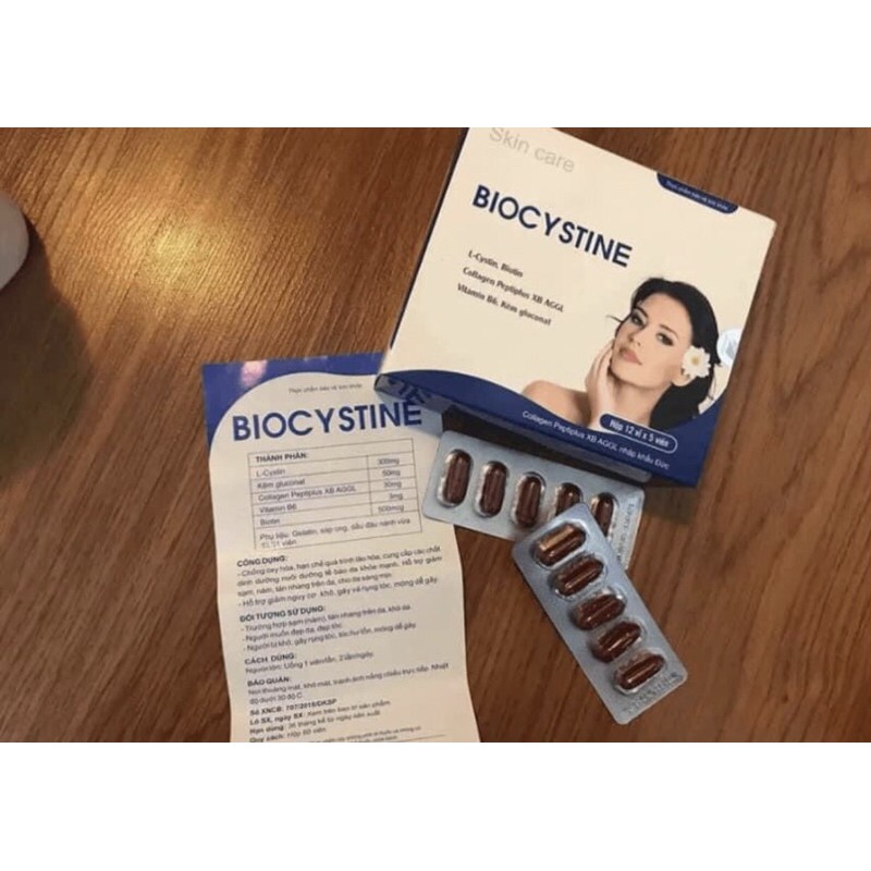 [ Hàng Chính Hãng] Viên uống đẹp da, khoẻ tóc Byocystine | Thế Giới Skin Care
