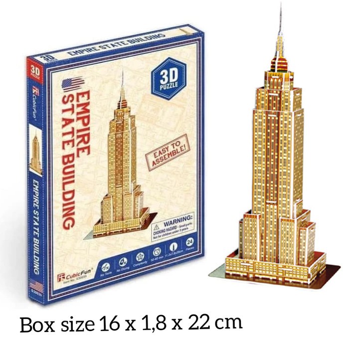 Bộ Đồ Chơi Xếp Hình Tòa Nhà Empire State Mini S3003H - 3d