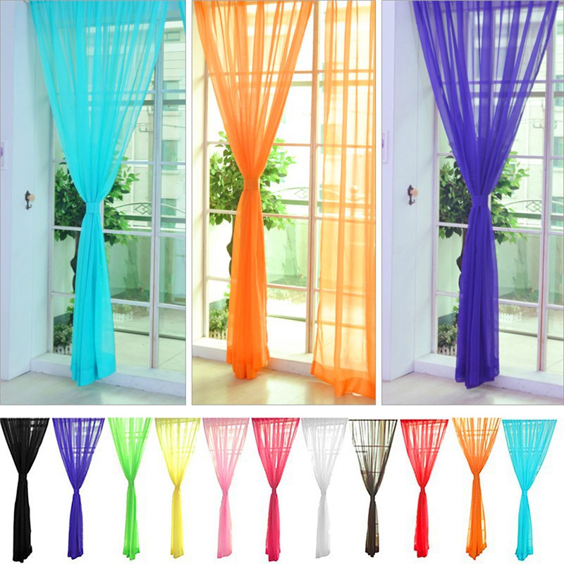 Rèm cửa vải voan trang trí gia đình