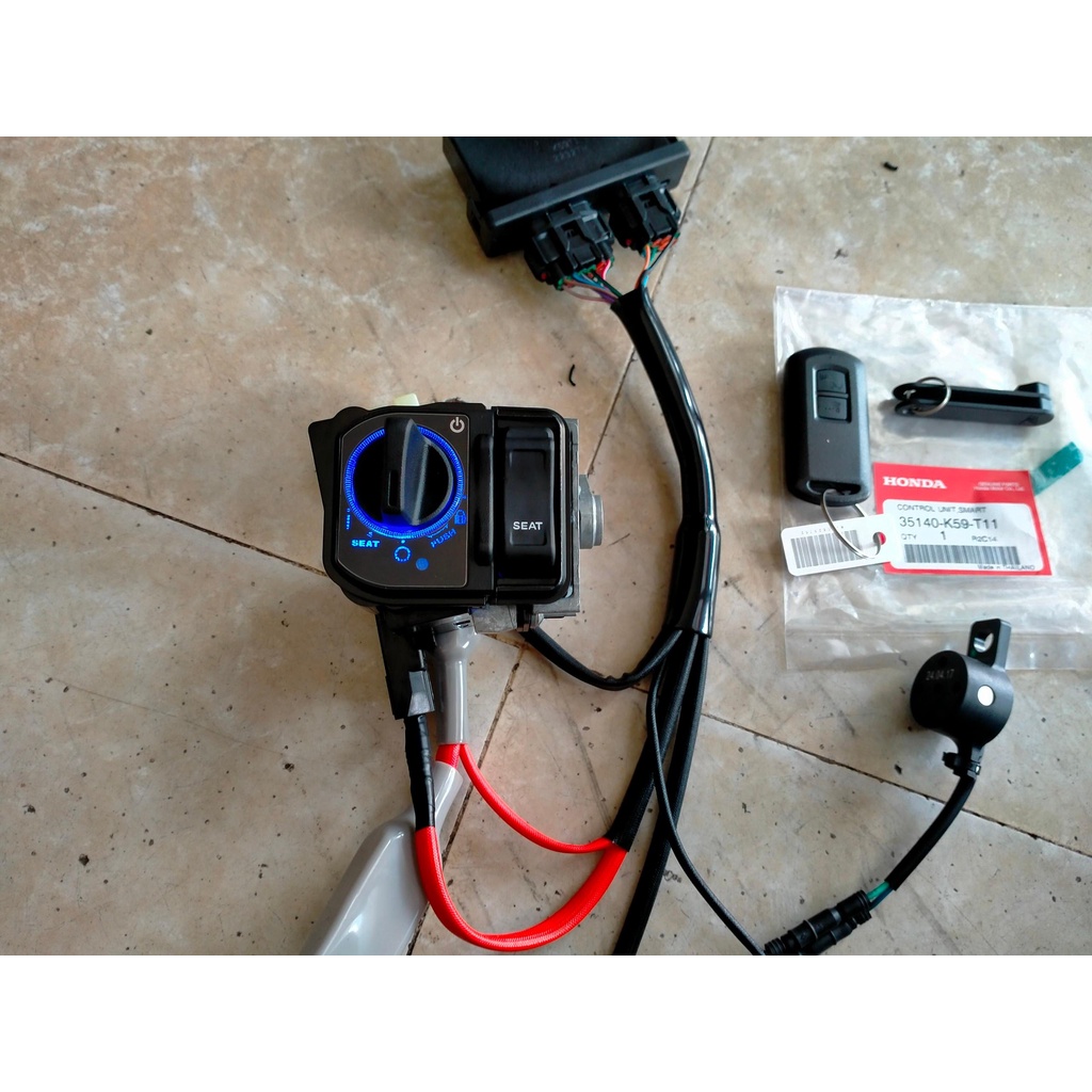 Khoá Smartkey Honda chính hãng K59 có chống dắt