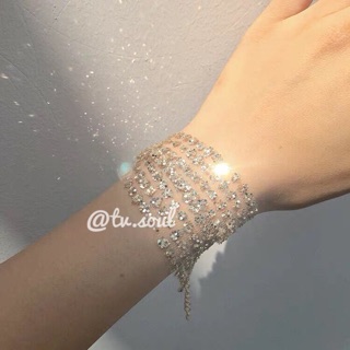 CÓ SẴN - Choker kim tuyến lấp lánh bling bling phụ kiện