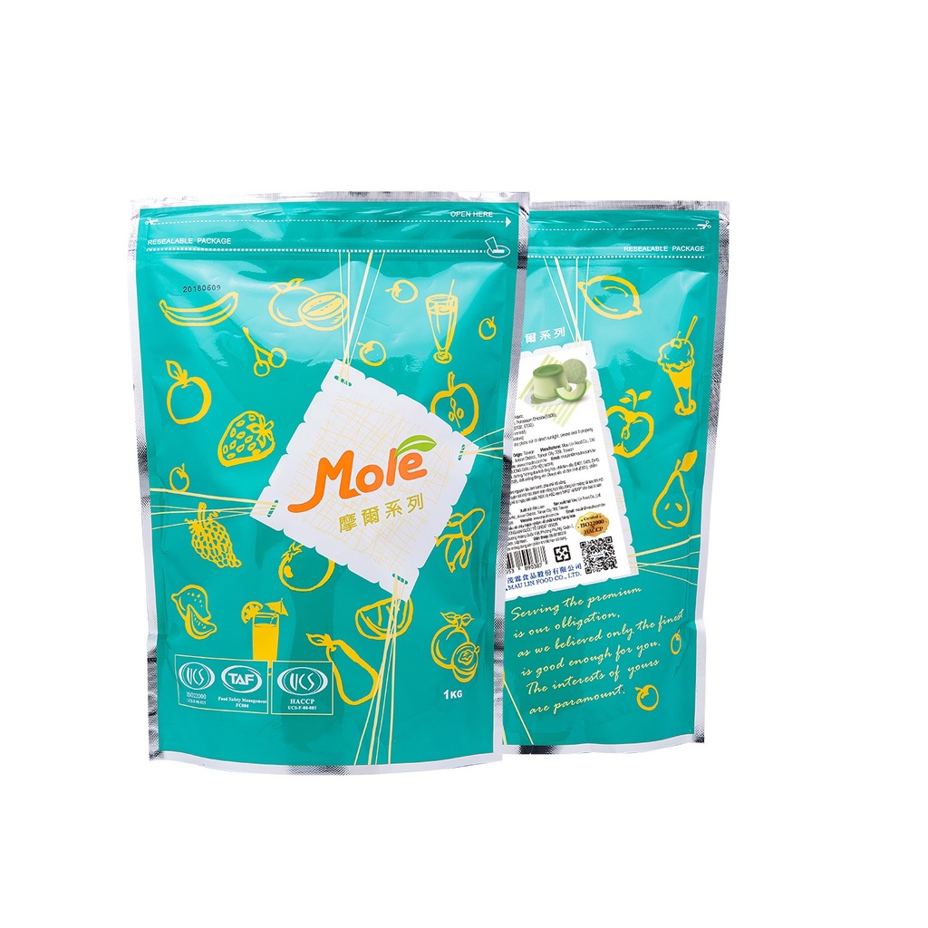 Bột Pudding Hương Dưa Lưới More - Flan Dưa Lưới Maulin - Honeydew Melon Pudding Sha Powder 1KG/Bột Plan Dưa lưới