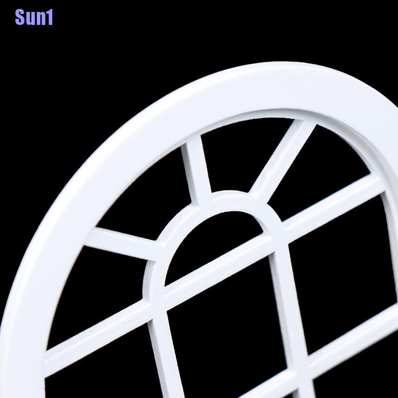 Cửa Sổ Gỗ Màu Trắng Tỉ Lệ 1: 12 Trang Trí Nhà Búp Bê