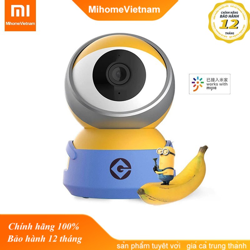 Camera ip Xiaomi Mijia Imilab A1 2k 1296p xoay 360 độ bả̉n Minions | BigBuy360 - bigbuy360.vn