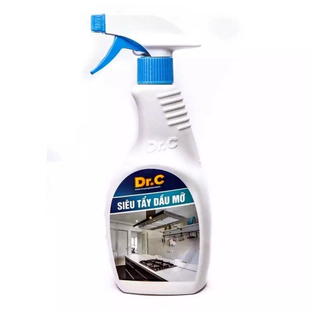 SIÊU TẢY DẦU MỠ DR.C - 500ML, Đánh Bật Mọi Loại Dầu Mỡ, Vệ Sinh Bếp Sạch Sẽ