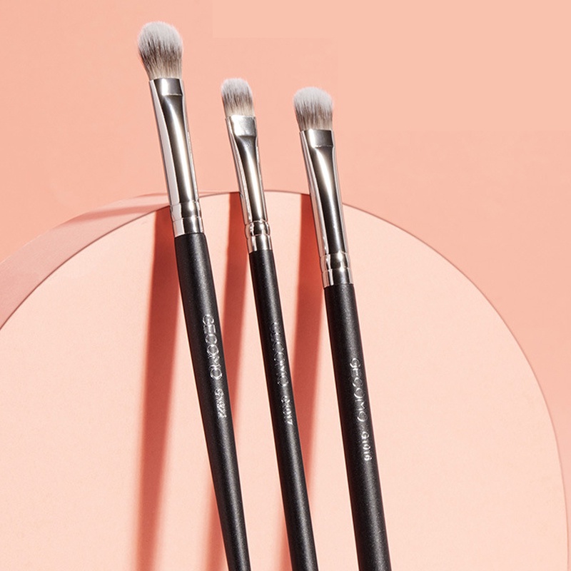 Cọ tán phấn mắt GECOMO G1017 Flat and round eye shadow brush cọ trang điểm mắt đầu tròn và đầu dẹt dễ sử dụng