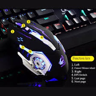 Chuột game thủ detek gearlord g502 có đèn led đổi màu cực đẹp