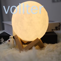 Đèn ngủ LED 3D mặt trăng trang trí phòng ngủ đơn giản đẹp mắt