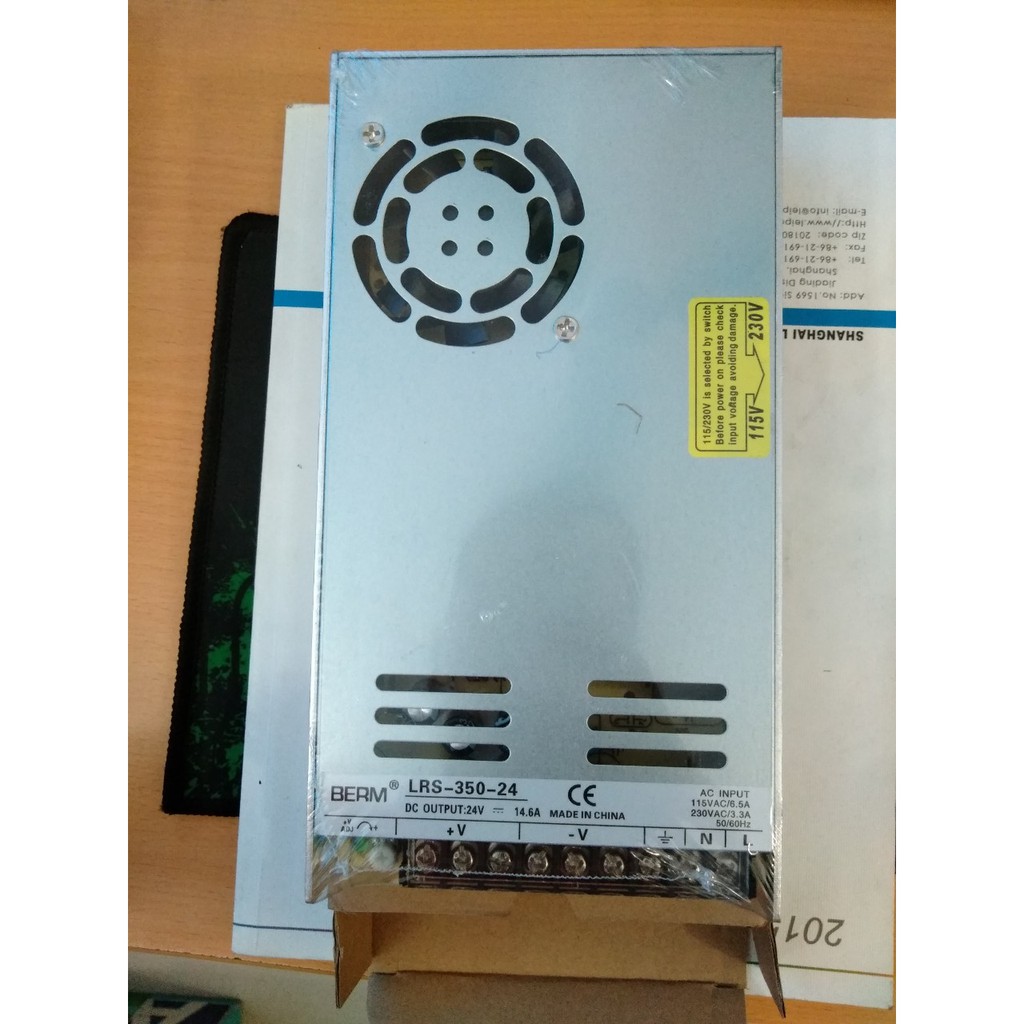 [BERM] Nguồn LRS-350-24 (24VDC-14,6A) hàng chất lượng cao