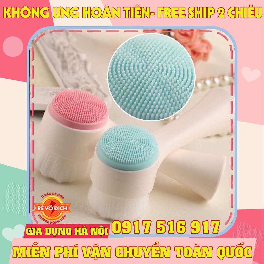 [Hàng Loại 1] Cọ rửa mặt 2 đầu Massage