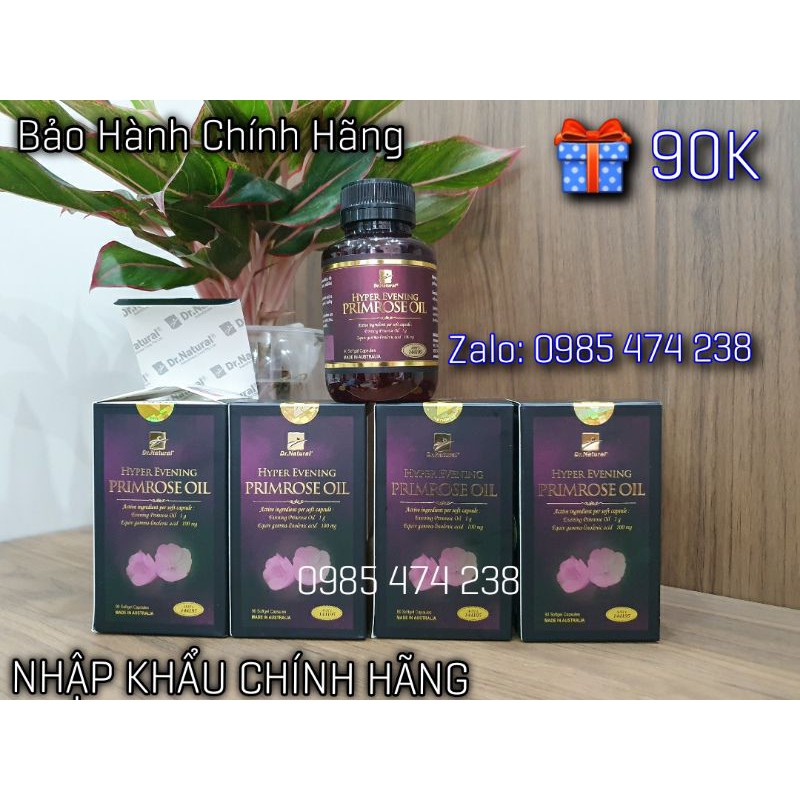 COMBO Viên xương khớp Go Glucosamine 1-A-DAY 1500mg và Viên uống bổ sung nội tiết Dr Natural Hyper Evening Primrose Oil