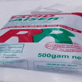 Phân hữu cơ tan chậm rapid raiser - gói 500 gram