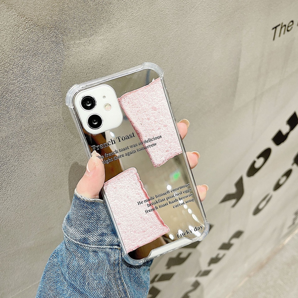 Ốp lưng iphone Ốp Điện Thoại TPU silicone Mặt Gương Thời Trang Cho iPhone 11 pro max X Xr Xs max 7 8 Plus 13 14pro pro max Dinuo case