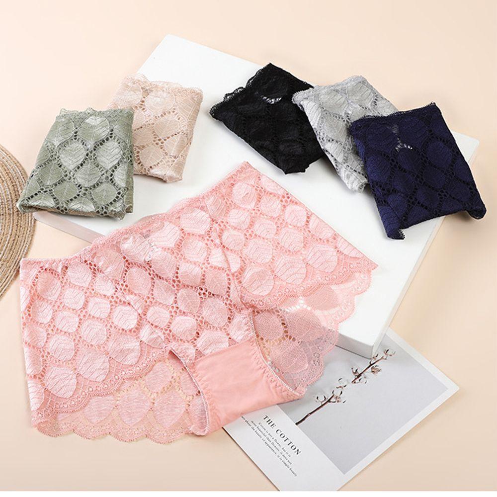 Quần Lót Cotton Phối Lưới Thoáng Khí Gợi Cảm Cho Nữ