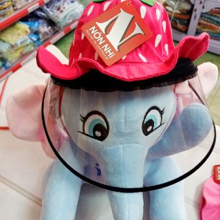 Mũ kèm lớp chắn gió bụi cho bé