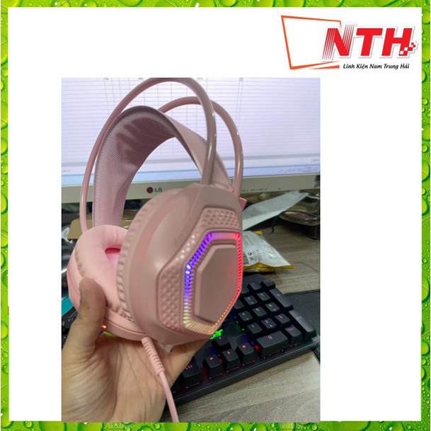 Tai nghe hồng led
