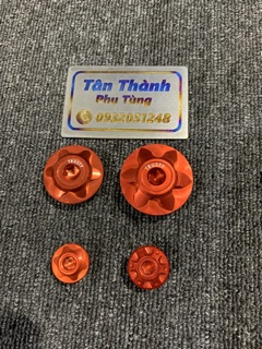 Ốc chụp mâm lửa xe máy đủ màu
