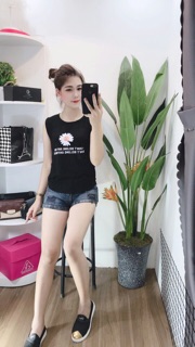 Áo phông 3 lỗ nữ siêu mát lạnh