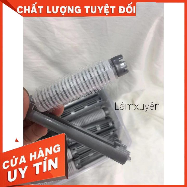 Bộ uốn phồng chân tóc bằng ống cuốn dính hộp 14 cái FREESHIP  Sử dụng để uốn lạnh phồng chân tóc các salon tóc cá nhân