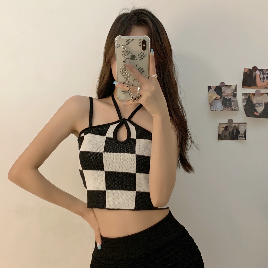 QADCOL  Áo ống hai dây thiết kế quyến rũ cho nữ