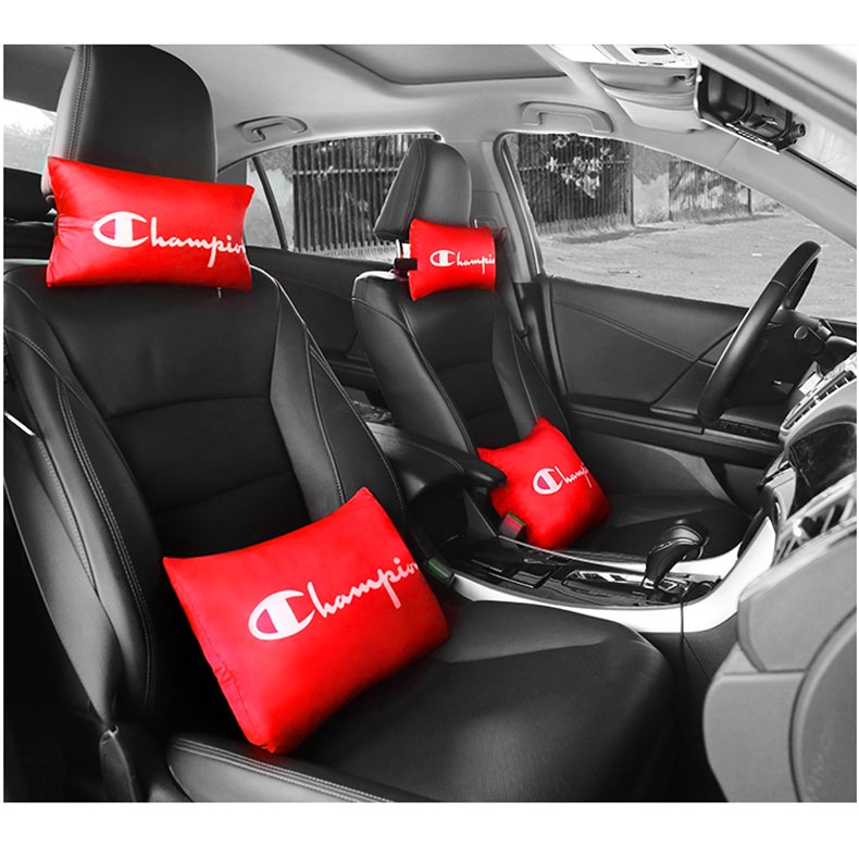 1 Gối Tựa Đầu Supreme Và Quái Vật Nhiệt Đới Cho Xe Hơi