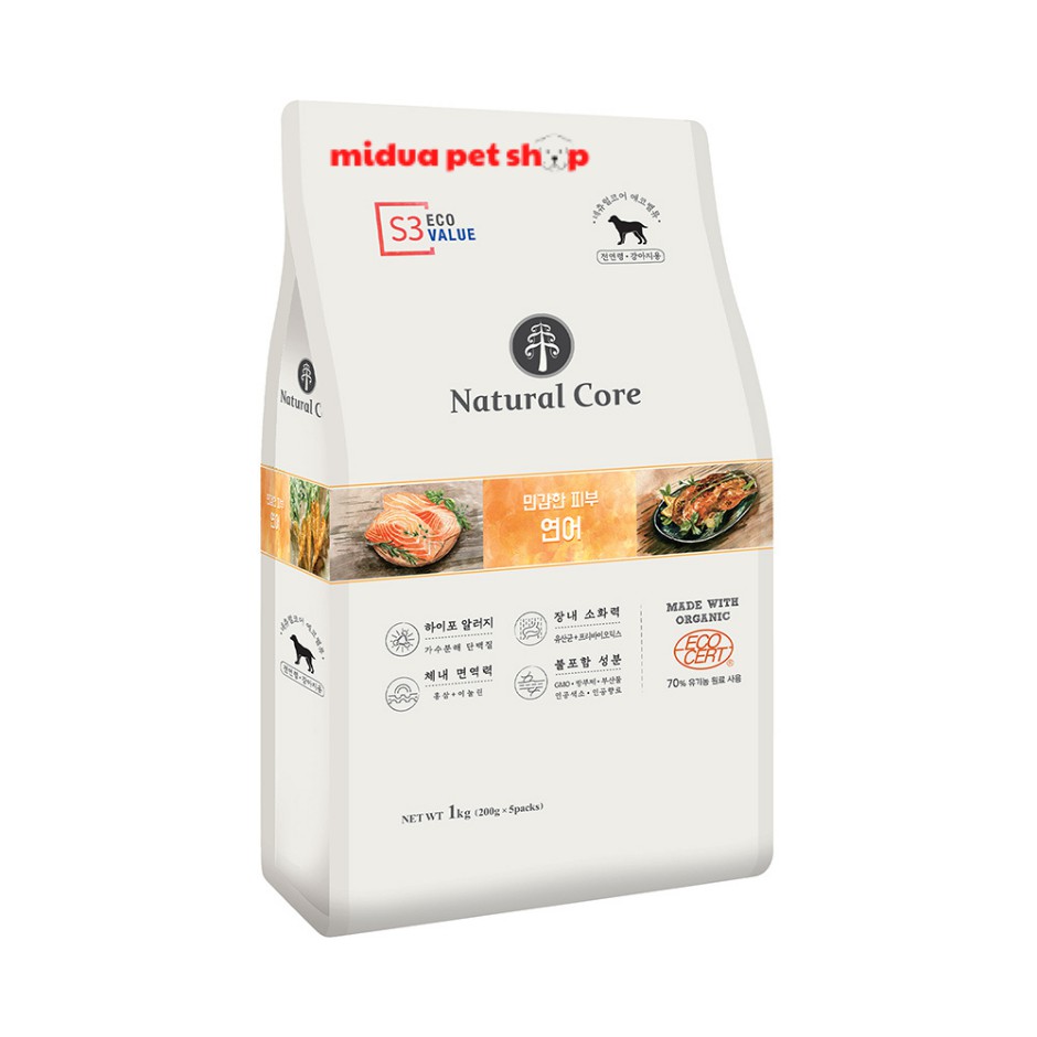 [Deal Snack 0đ] 6kg THỨC ĂN NATURAL CORE S3 CÁ HỒI CHO CHÓ