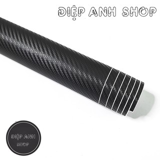 Decal cacbon 3D vân nổi dán ô tô , xe máy , điện thoại , laptop