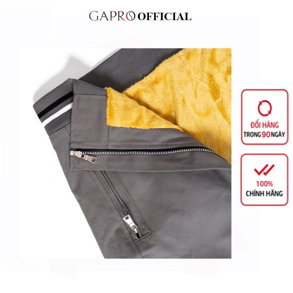 Áo khoác KAKI nam lót lông thời trang cao cấp GAPRO FASHION AKK101
