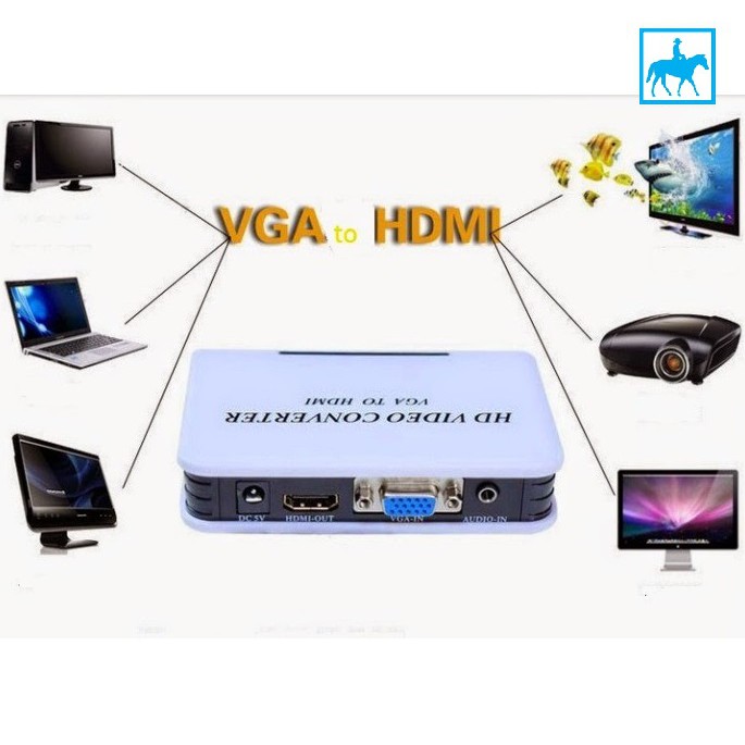 HDMI CONVERTER Box Chuyển Đổi VGA to HDMI 1080 60Hz VH001