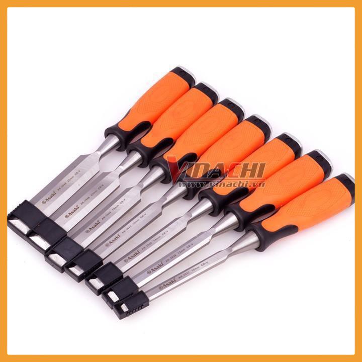 Đục Tay Cao Cấp Asaki - Hỗ Trợ Đục, Đẽo Trên Bề Mặt Gỗ Các Loại