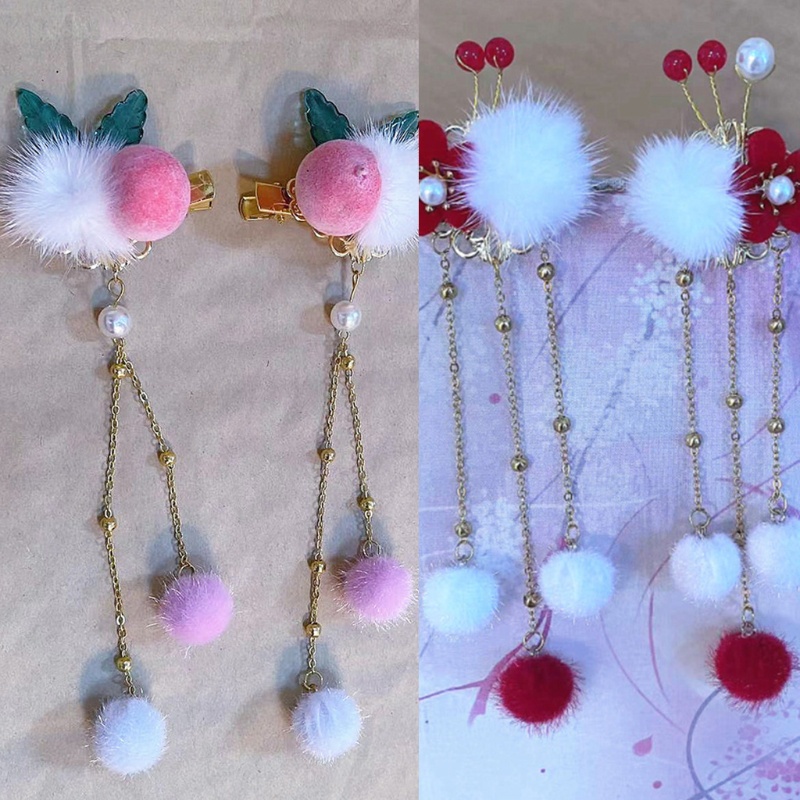 Kẹp Tóc Đính Hoa Ngọc Trai Giả Phong Cách Vintage