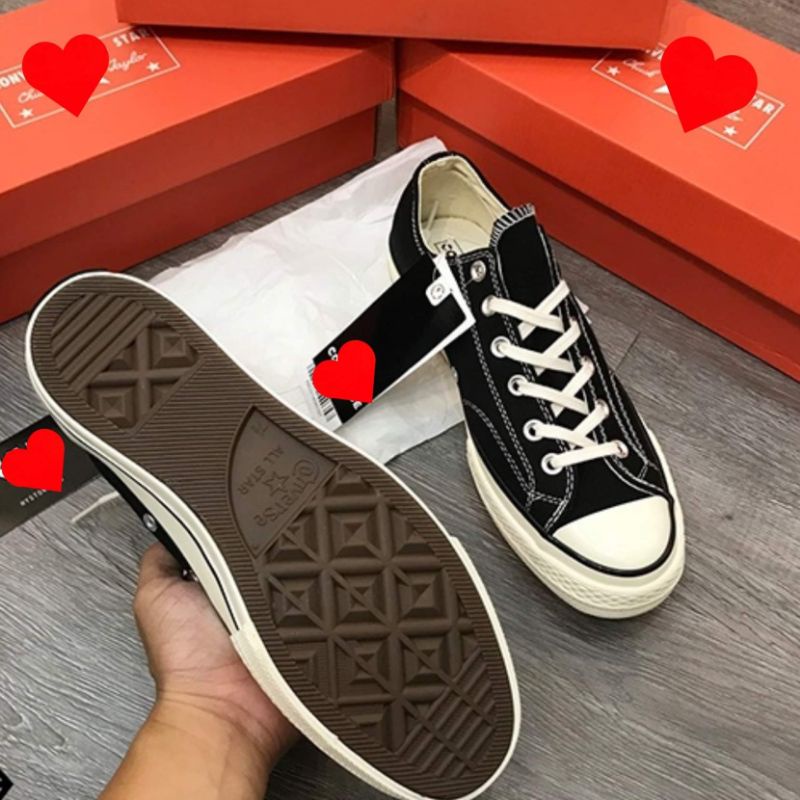 Giày Thể Thao CV1970s Trắng Cổ Cao Nam, Nữ - Sneaker Converse R1:1 Cao Cấp Full Box Bill