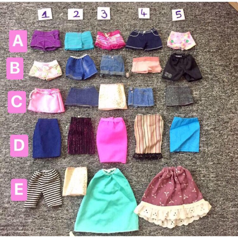 QAA3-QUẦN VÁY CHO BÚP BÊ BARBIE
