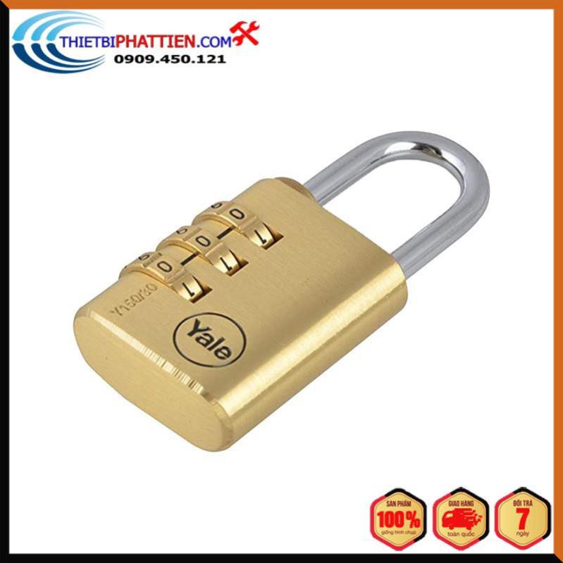 FREESHIP Khóa số yale thân đồng 30mm Yale Y150/30/125/1 Nhập Khẩu Chính Hãng (Bảo Hành 10 năm)