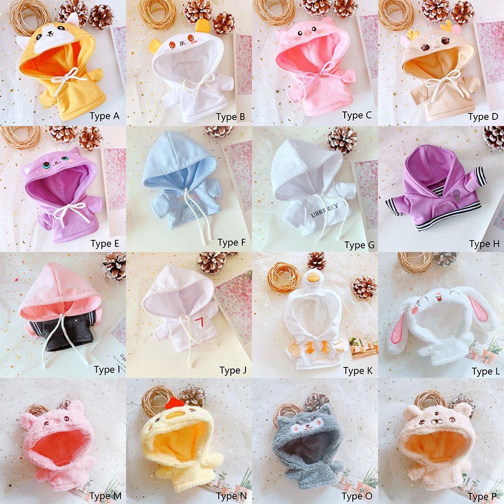 outfit doll 20cm Búp bê áo len Áo hoodie động vật nhỏ