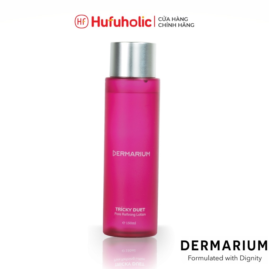 Toner BHA 2% DERMARIUM nước hoa hồng làm sạch tẩy da chết ngừa mụn Tricky Duet 2% Salicylic Acid Exfoliant 150ml DERM03