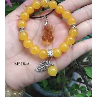 Bộ trang sức tì hưu mix bạc ta