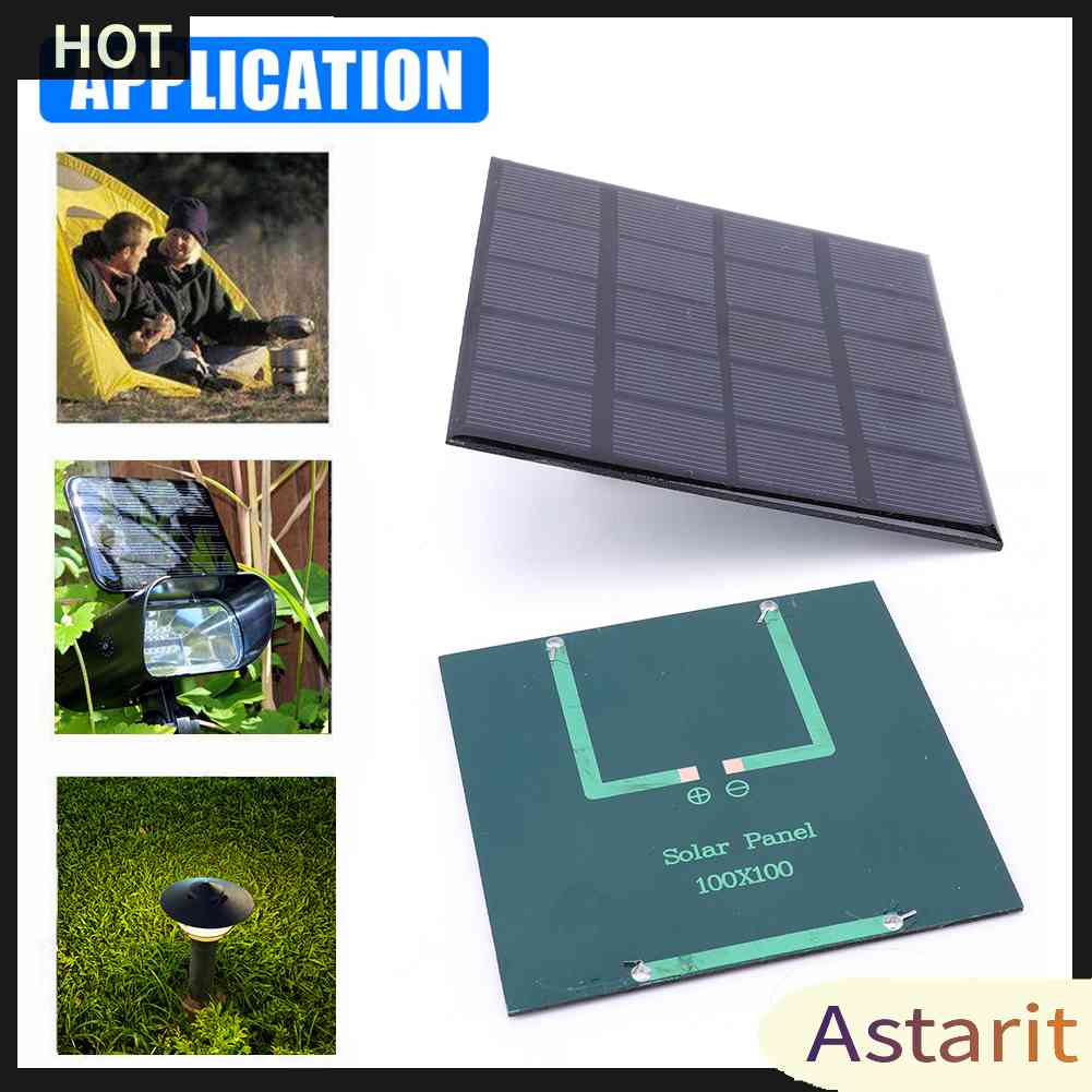 Tấm Sạc Pin Năng Lượng Mặt Trời 3W 5V Cho Pin Điện Thoại