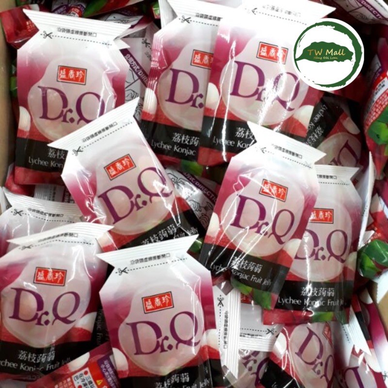 Mix 20 gói thạch jelly Dr.Q  380g (nho+vải + chanh dây+chanh mật ong) - Tw Mall